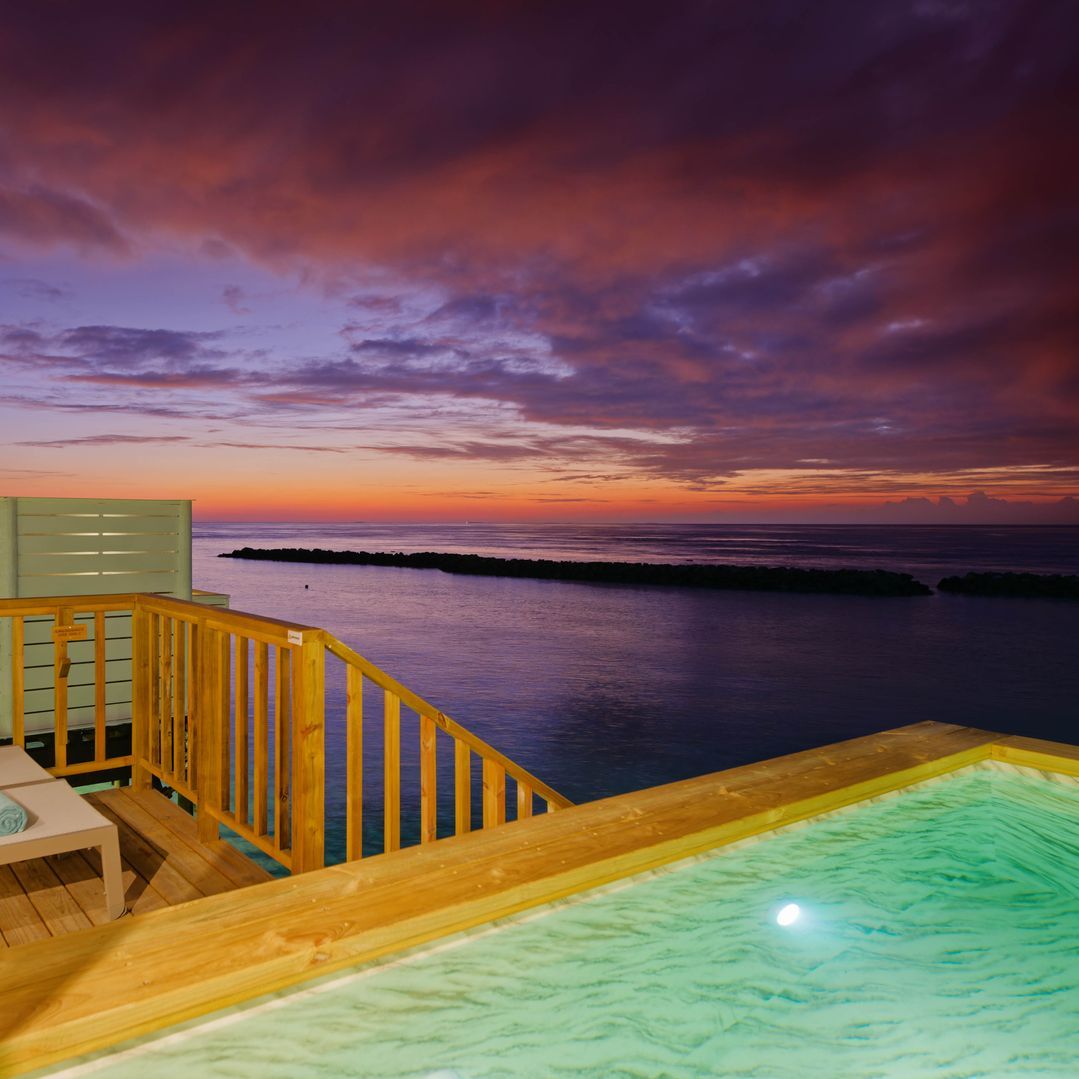 Sunset Water Villa with Pool